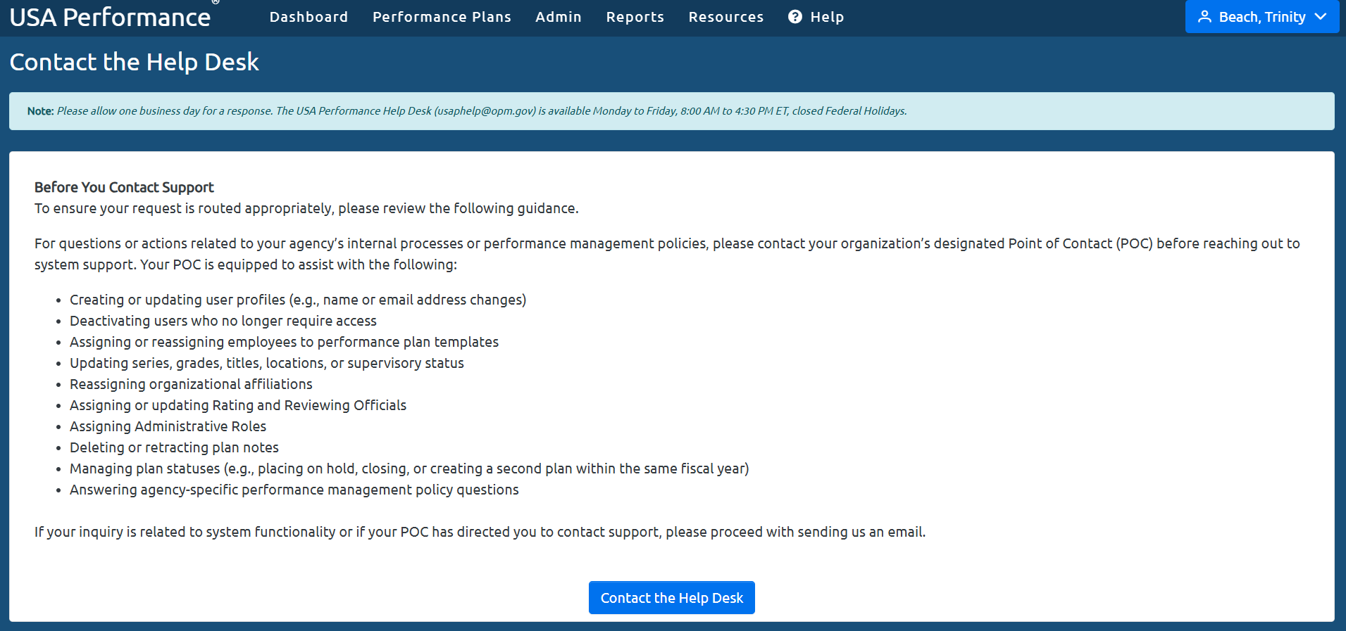 USAP End-User Contact the Help Desk.png